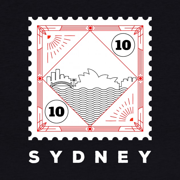 Sydney Stamp Design by kursatunsal